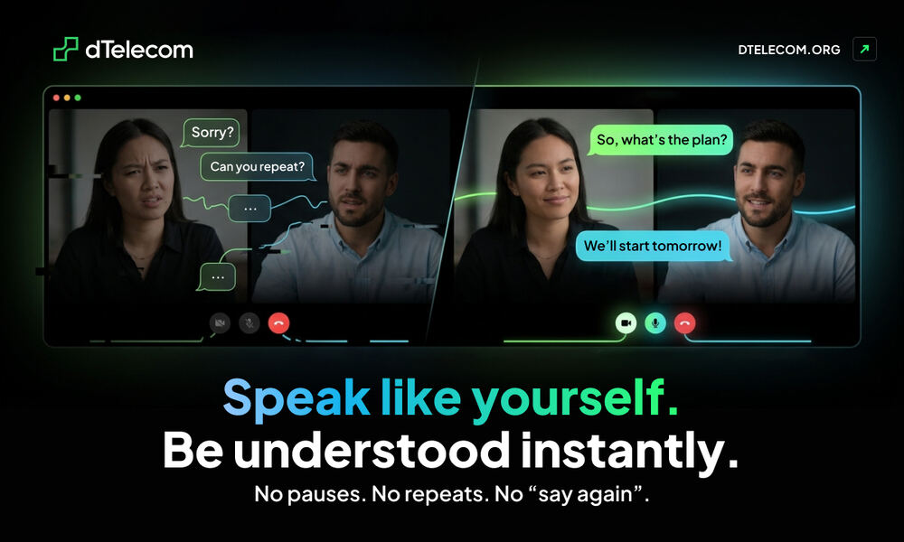 dMeet — Speak like yourself. Be understood instantly.